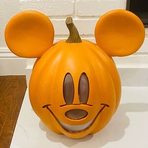 Disney Pottery Barn Halloween Mickey Pumpkin Luminary